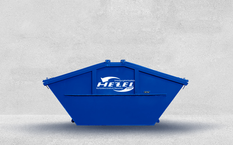 Absetzcontainer 7 Kubikmeter mit Deckel