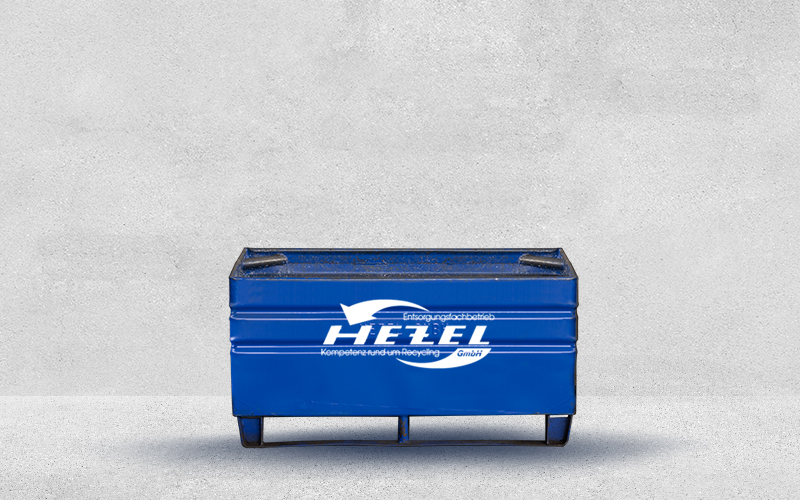 Metallbox mit Hahn 450 Liter